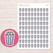 I-15501 planner sticker sheet with enlarged sticker detail