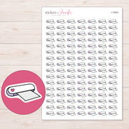 I-15502 planner sticker sheet with enlarged sticker detail