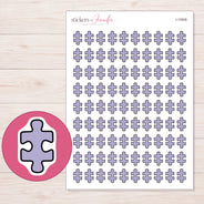 I-15506 planner sticker sheet with enlarged sticker detail
