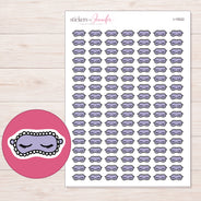 I-15522 planner sticker sheet with enlarged sticker detail