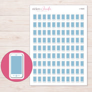 I-15525 planner sticker sheet with enlarged sticker detail