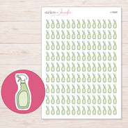 I-15529 planner sticker sheet with enlarged sticker detail