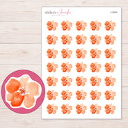 I-15552 planner sticker sheet with enlarged sticker detail