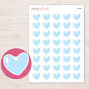 I-15569 planner sticker sheet with enlarged sticker detail