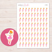 I-15581 planner sticker sheet with enlarged sticker detail