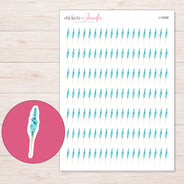 I-15588 planner sticker sheet with enlarged sticker detail