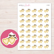 I-15609 planner sticker sheet with enlarged sticker detail