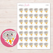 I-15613 planner sticker sheet with enlarged sticker detail