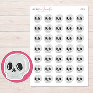 I-15614 planner sticker sheet with enlarged sticker detail