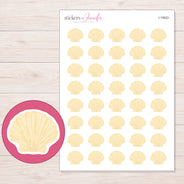 I-15623 planner sticker sheet with enlarged sticker detail