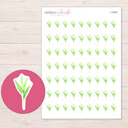 I-15624 planner sticker sheet with enlarged sticker detail