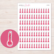 I-15631 planner sticker sheet with enlarged sticker detail