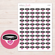 I-15636 planner sticker sheet with enlarged sticker detail