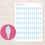 I-15641 planner sticker sheet with enlarged sticker detail