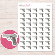 I-15646 planner sticker sheet with enlarged sticker detail
