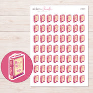 I-15651 planner sticker sheet with enlarged sticker detail