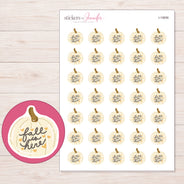 I-15656 planner sticker sheet with enlarged sticker detail