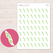 I-15659 planner sticker sheet with enlarged sticker detail