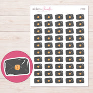 I-15662 planner sticker sheet with enlarged sticker detail