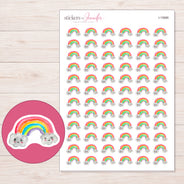 I-15666 planner sticker sheet with enlarged sticker detail