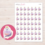 I-15667 planner sticker sheet with enlarged sticker detail