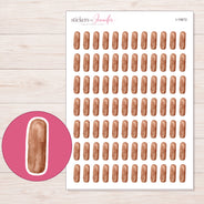I-15672 planner sticker sheet with enlarged sticker detail