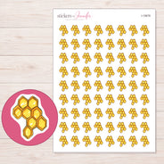 I-15678 planner sticker sheet with enlarged sticker detail
