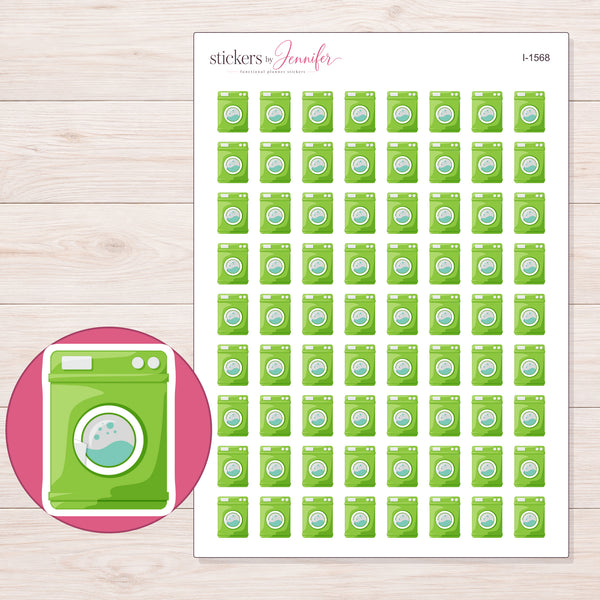I-1568 planner sticker sheet with enlarged sticker detail