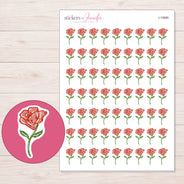 I-15680 planner sticker sheet with enlarged sticker detail