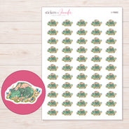 I-15682 planner sticker sheet with enlarged sticker detail