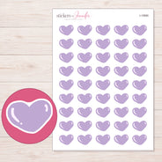 I-15690 planner sticker sheet with enlarged sticker detail