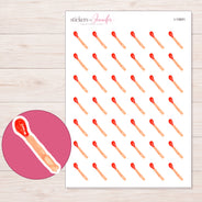 I-15691 planner sticker sheet with enlarged sticker detail