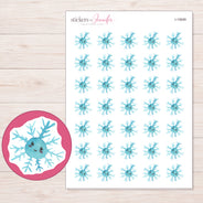 I-15699 planner sticker sheet with enlarged sticker detail