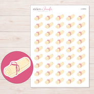 I-15701 planner sticker sheet with enlarged sticker detail