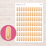 I-15703 planner sticker sheet with enlarged sticker detail