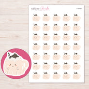 I-15704 planner sticker sheet with enlarged sticker detail