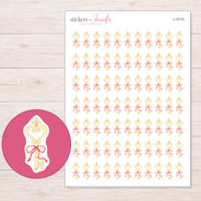 I-15710 planner sticker sheet with enlarged sticker detail