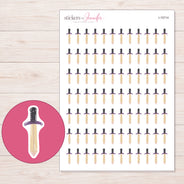I-15714 planner sticker sheet with enlarged sticker detail