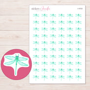 I-15723 planner sticker sheet with enlarged sticker detail