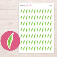 I-15734 planner sticker sheet with enlarged sticker detail