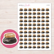 I-15735 planner sticker sheet with enlarged sticker detail