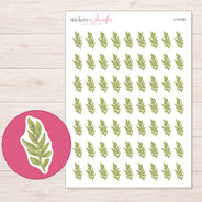 I-15739 planner sticker sheet with enlarged sticker detail