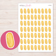I-15743 planner sticker sheet with enlarged sticker detail