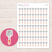 I-15745 planner sticker sheet with enlarged sticker detail