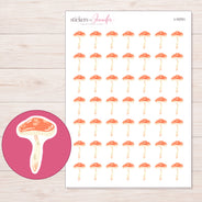 I-15751 planner sticker sheet with enlarged sticker detail