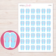 I-15758 planner sticker sheet with enlarged sticker detail