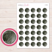 I-15760 planner sticker sheet with enlarged sticker detail