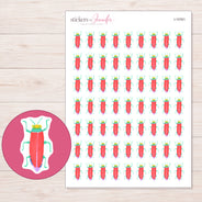 I-15761 planner sticker sheet with enlarged sticker detail
