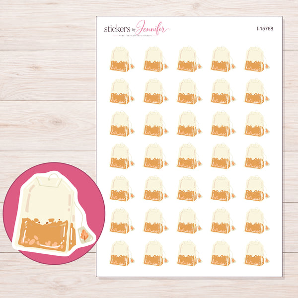 I-15768 planner sticker sheet with enlarged sticker detail