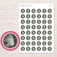 I-15772 planner sticker sheet with enlarged sticker detail